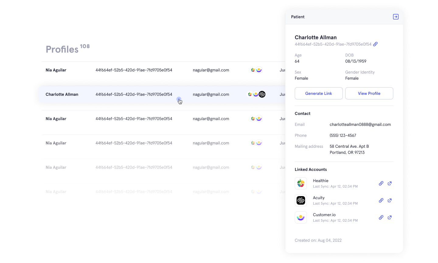 Morf profiles